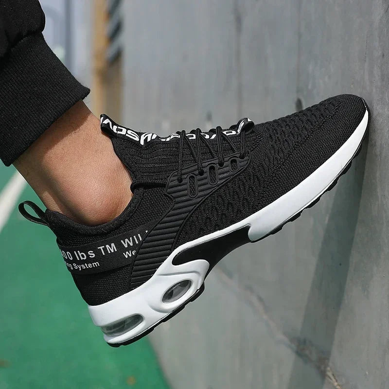 Scarpe sportive da uomo con suola spessa con design alla moda Scarpe comode e traspiranti Scarpe da trekking all'aperto Zapatillas Hombre De Segu