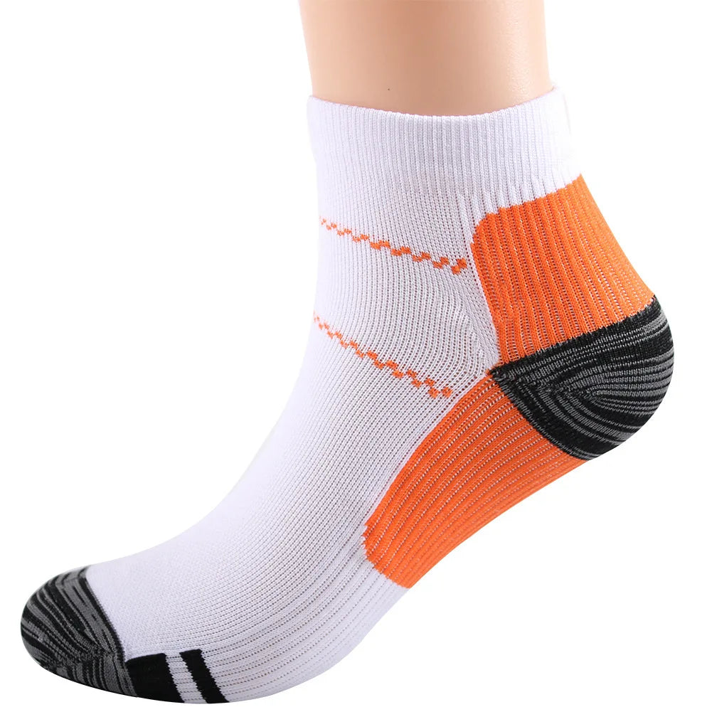 Calzini Sportivi Uomo Caviglia Alta Compressione Con Protezione Per Corsa Cotone Nylon Stile 41