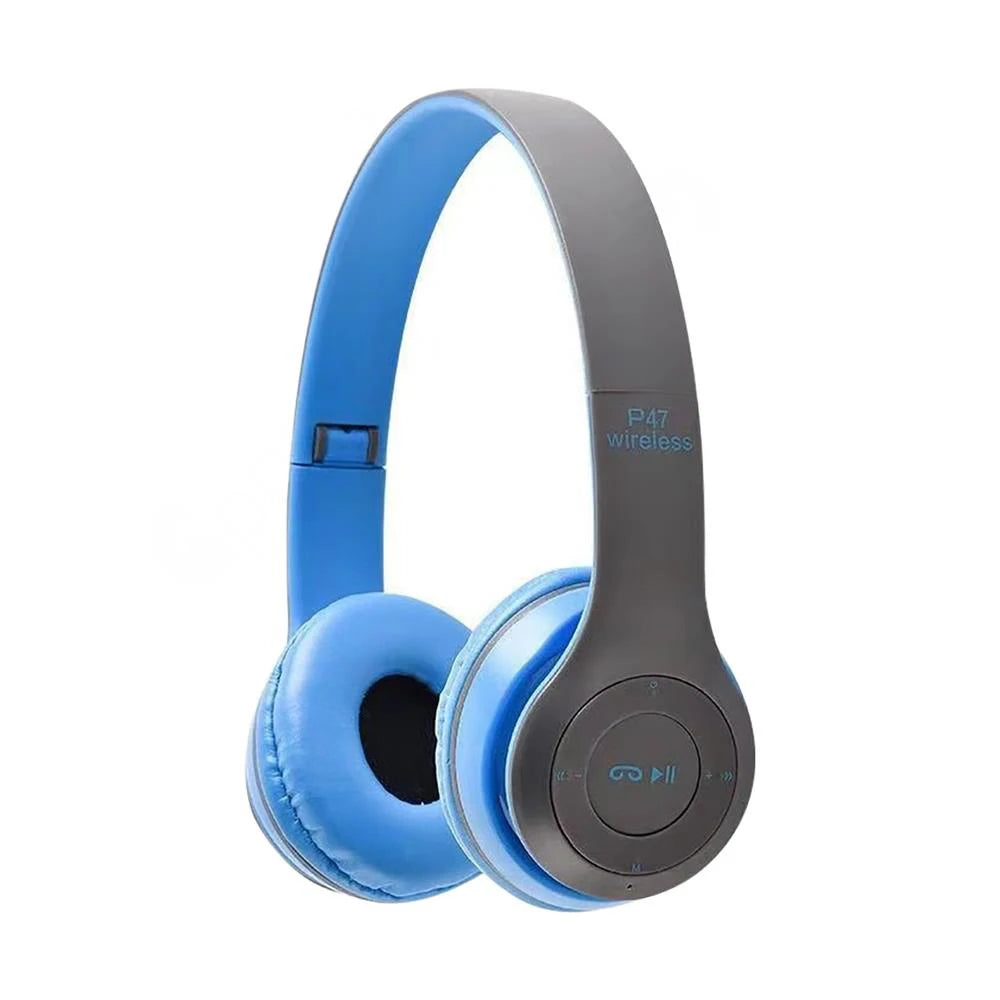 Cuffie Wireless Bluetooth 5.3 Over Ear HiFi Senza Cancellazione Del Rumore Microfono Integrato Sport Gaming Lettore
