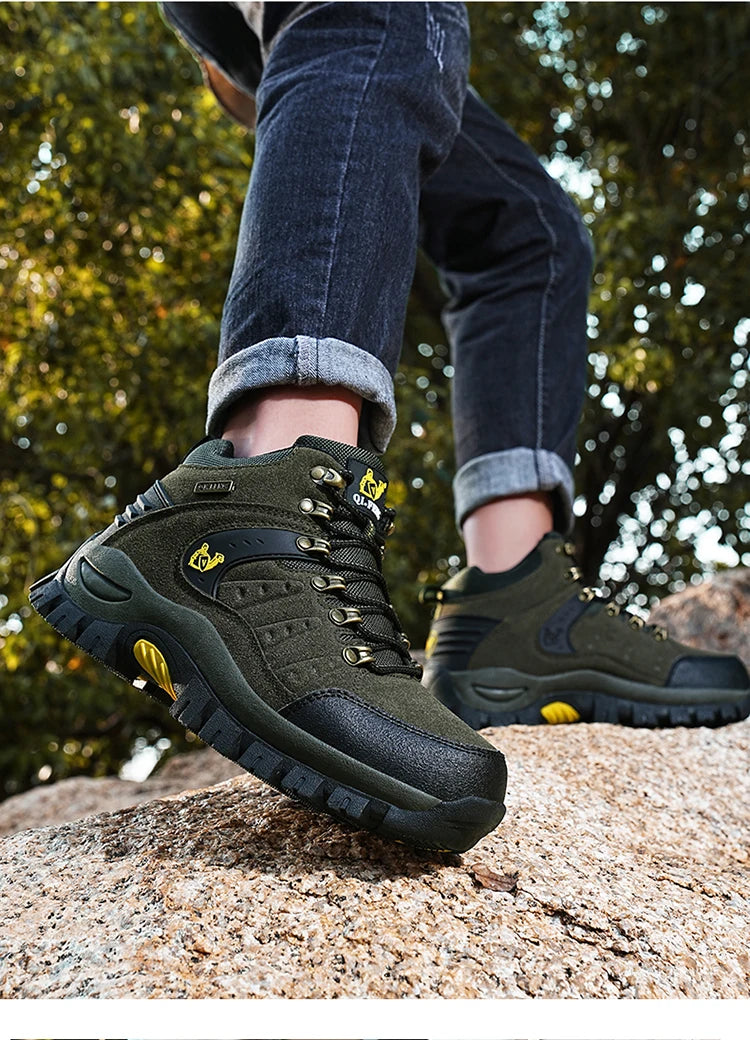 Scarponi Da Trekking Unisex Alla Caviglia Plus Size Outdoor 2025 Montagna Deserto Impermeabili Traspiranti