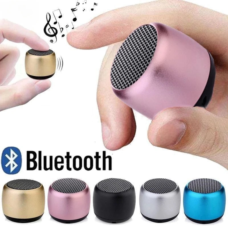 Mini Altoparlante Bluetooth Senza Fili Portatile In Metallo Lettore Musicale Per PC E Smartphone