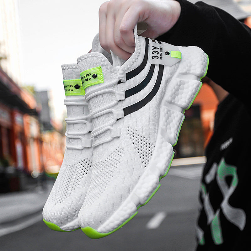 Scarpe Da Ginnastica Uomo Traspiranti Da Corsa Comode Sneakers Sportive Con Plateau In Stile Classico Casual