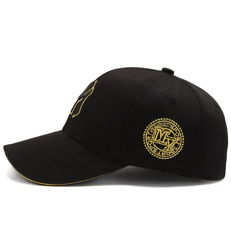 Berretto Da Baseball Unisex Ricamo Lettera Cappello Hip Hop Regolabile Esterno Protezione Solare Primavera Autunno