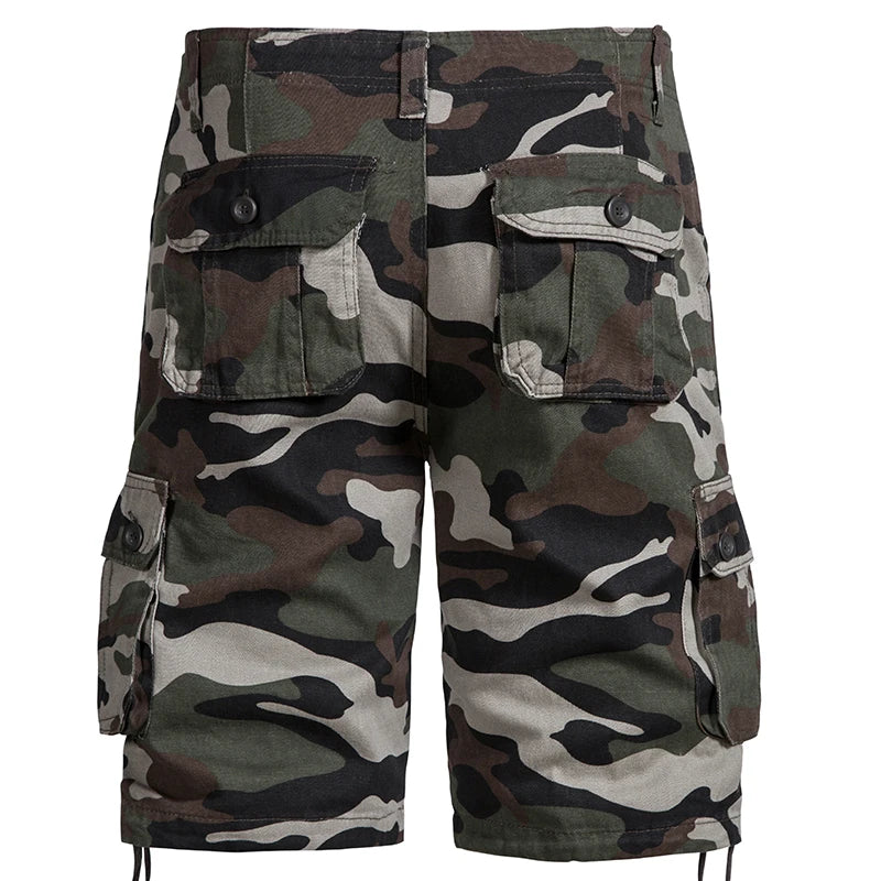 Pantaloncini Mimetici Da Uomo Traspiranti In Cotone Con Tasche Laterali Per Sport All Aperto Pantaloni Corti Estivi