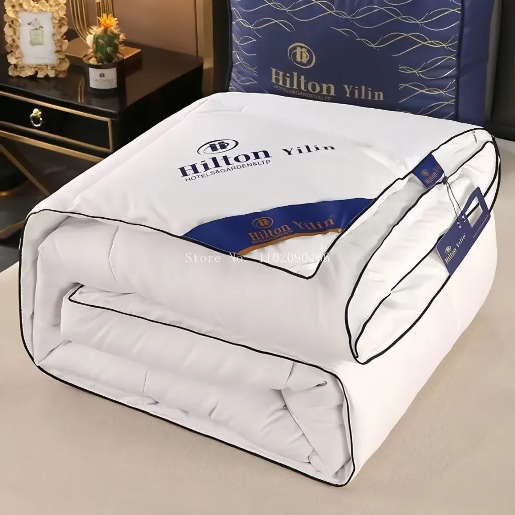 Hilton 5 Stelle Piumino Quattro Stagioni Letto Matrimoniale Caldo Trapunta Invernale
