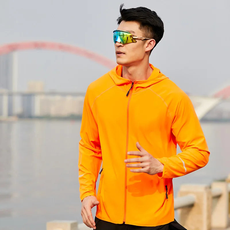 Giacca Da Corsa Sportiva Sottile Da Uomo Giacca A Vento Da Palestra Quick Dry Training Abbigliamento Fitness