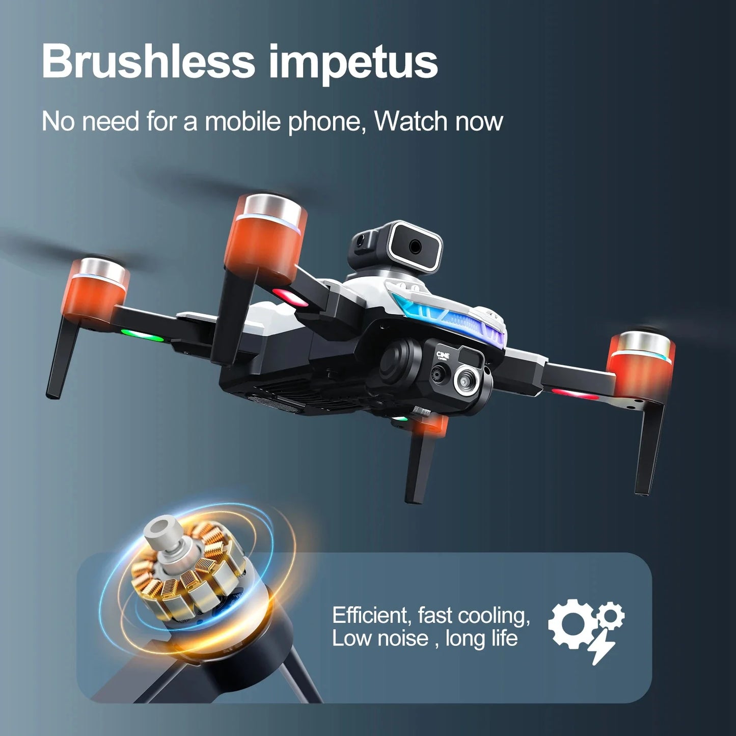 Drone Professionale 4K S160 Con Doppia Fotocamera FPV WIFI Evitamento Ostacoli Controllo Remoto RC