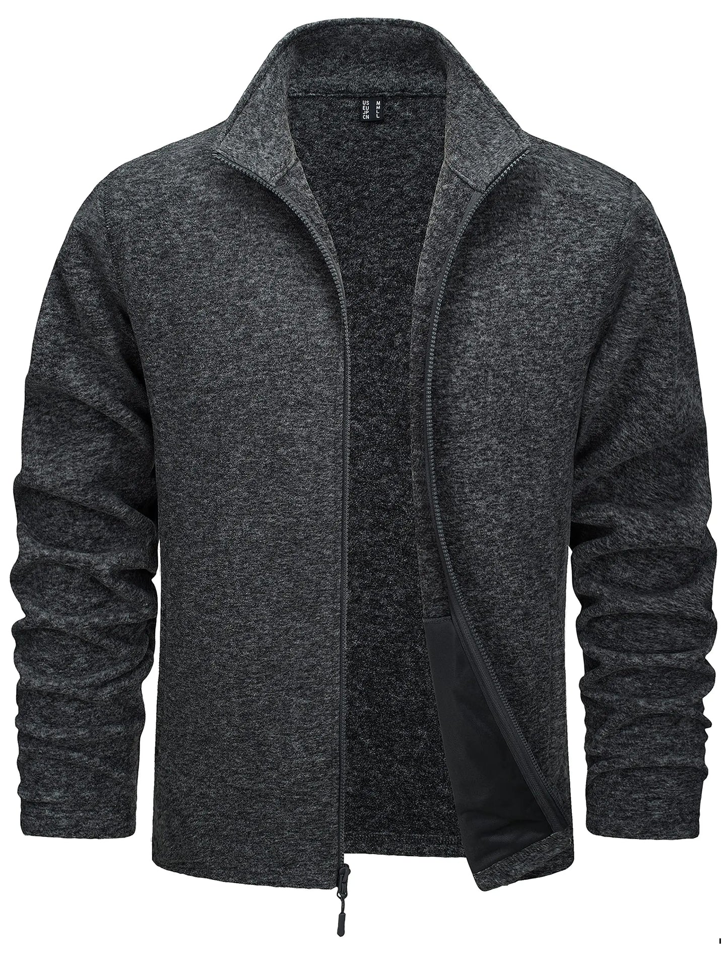 Tacvasen Giacche In Pile Leggere Con Zip Intera Da Uomo Casual Primaverile Con Tasche E Colletto Alla Coreana