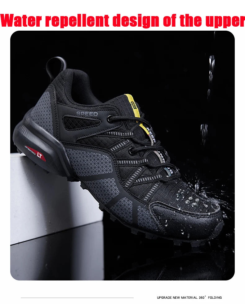 Scarpe sportive da trekking da uomo Stivali da allenamento per escursionismo impermeabili all'aperto Scarpe tattiche da caccia comode e resistenti all'usura da uomo
