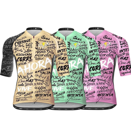Maglia Ciclismo Uomo Estate Maniche Corte Traspirante Antipilling Riflettente Racing Sport
