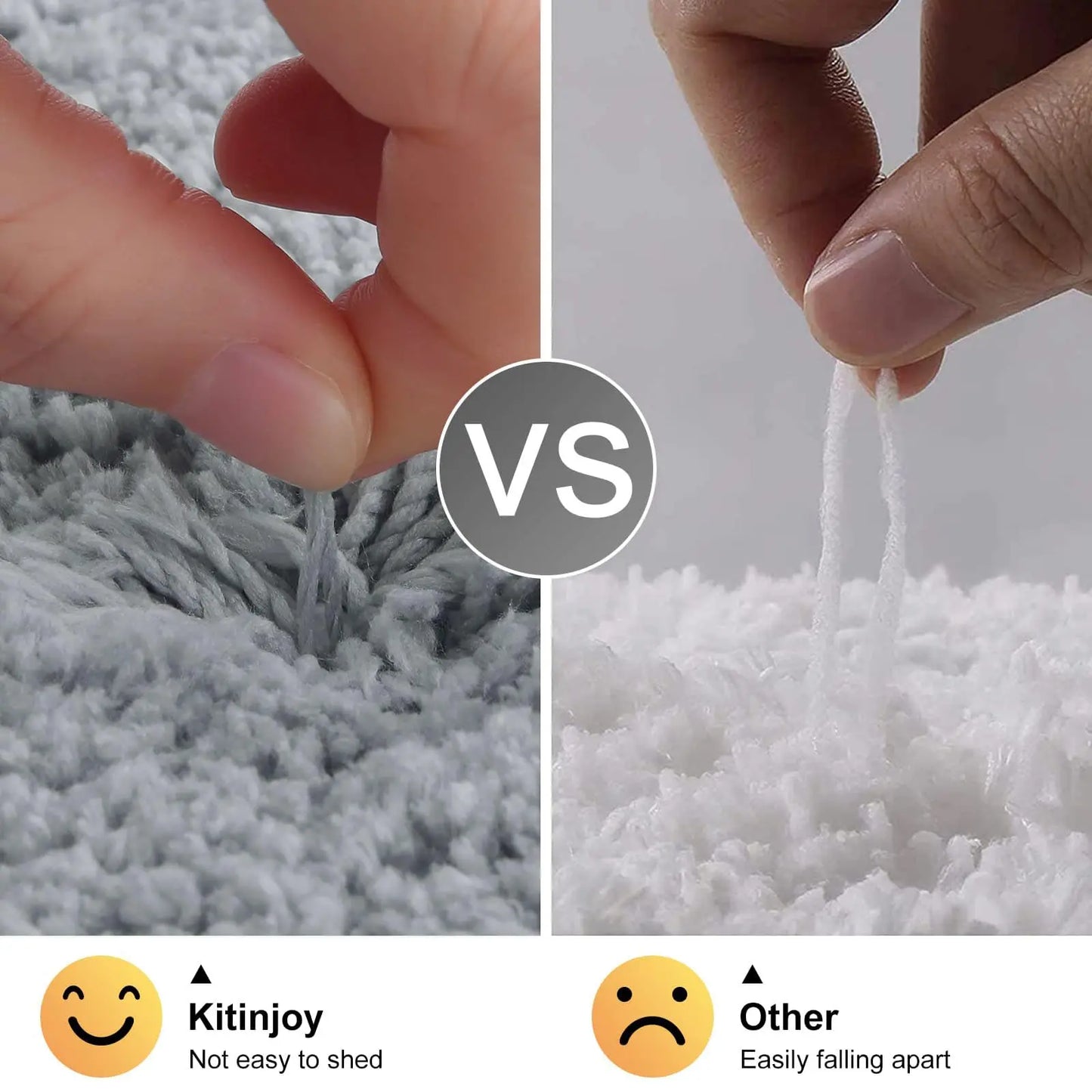 Olanly Tappeti da Bagno Grandi Antiscivolo Lavabili in Lavatrice Peluche Assorbenti Decorazione Pavimento