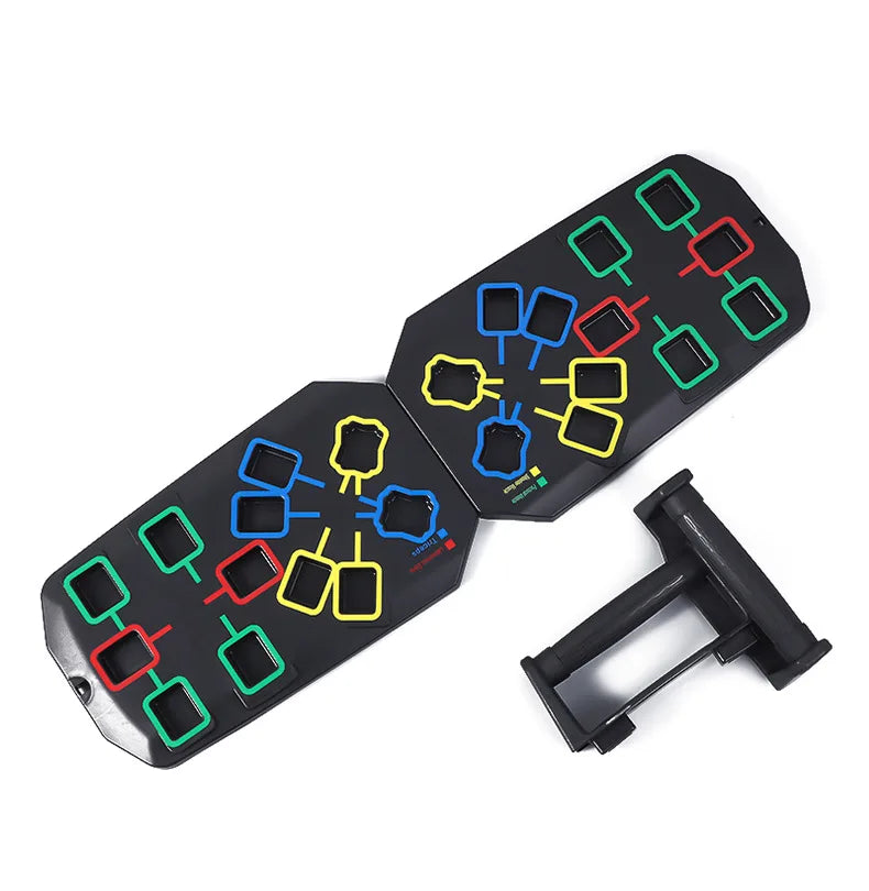 Set Di Tavole Push Up Multifunzionali Portatili Con Manici Per Allenamento Petto Addome Braccia Schiena Fitness