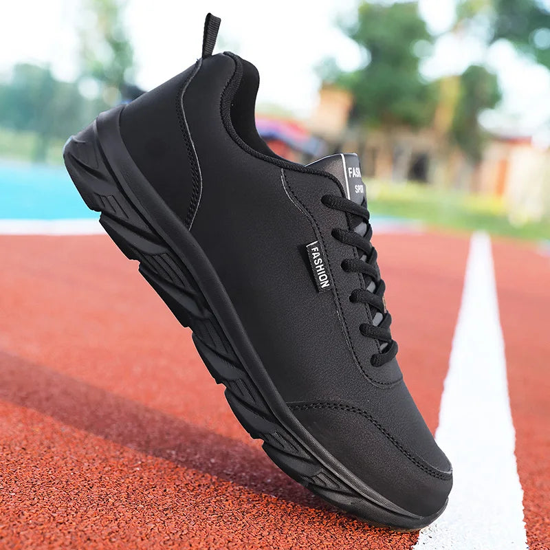 Scarpe Da Uomo In Pelle Traspiranti Da Corsa Scarpe Casual Vulcanizzate Sneakers Per Tempo Libero