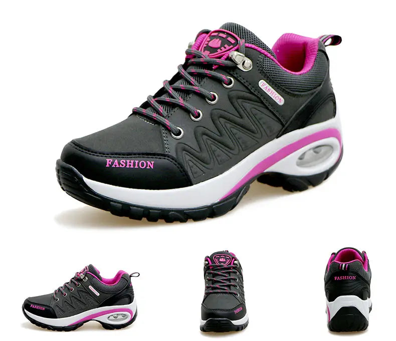 Scarpe Sportive Da Donna Con Plateau All'Aperto Escursionismo Moda Scarpe Casual Antiscivolo Da Corsa Basse Calzature