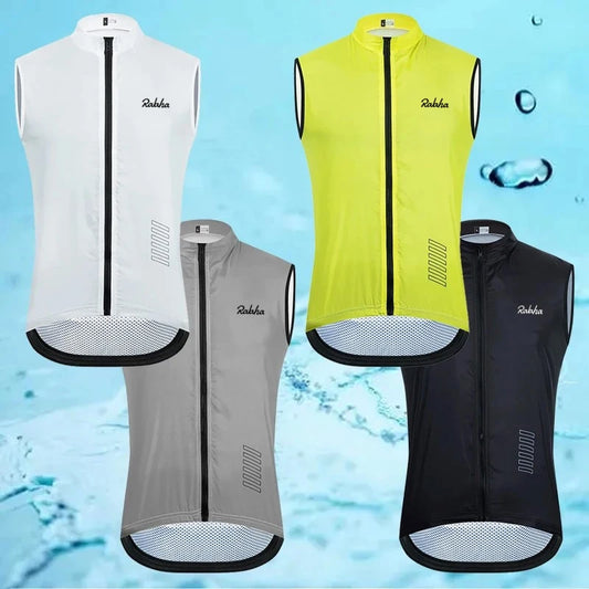 Maglia Ciclismo Uomo Antivento Traspirante Asciugatura Rapida Anti UV Senza Maniche Abbigliamento Bici Estivo Nuovo