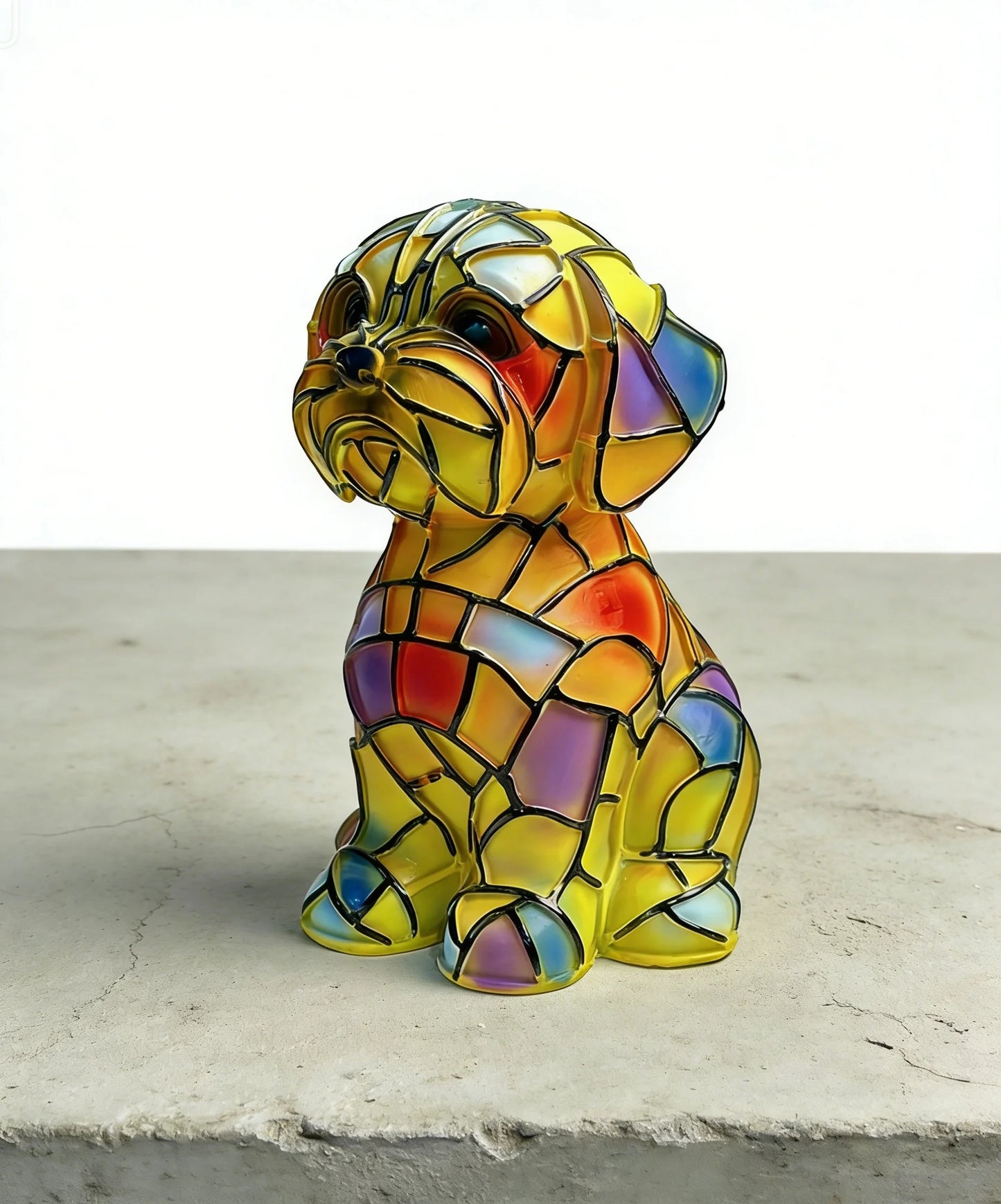 Divertimento Unico Artistico Carino A Forma Di Cane Ornamento Decorativo Luce Notturna Moderna Illuminazione Atmosferica