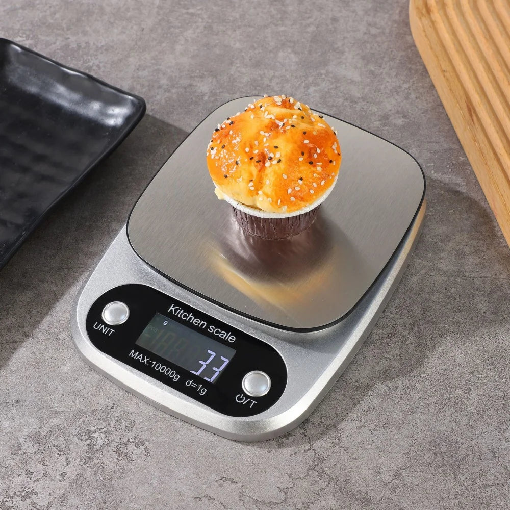 Bilancia Da Cucina Digitale 10 Kg Alta Precisione Con Display LCD Portatile Per Cibo Gioielli Cuochi Appassionati