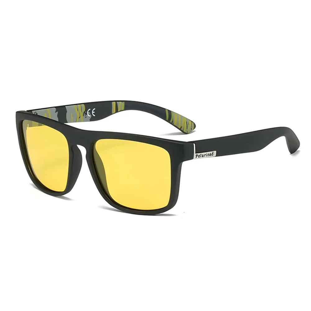 Occhiali Da Sole UV400 Unisex Ciclismo Lusso Design Quadrato Per Guida E Pesca Di Lusso