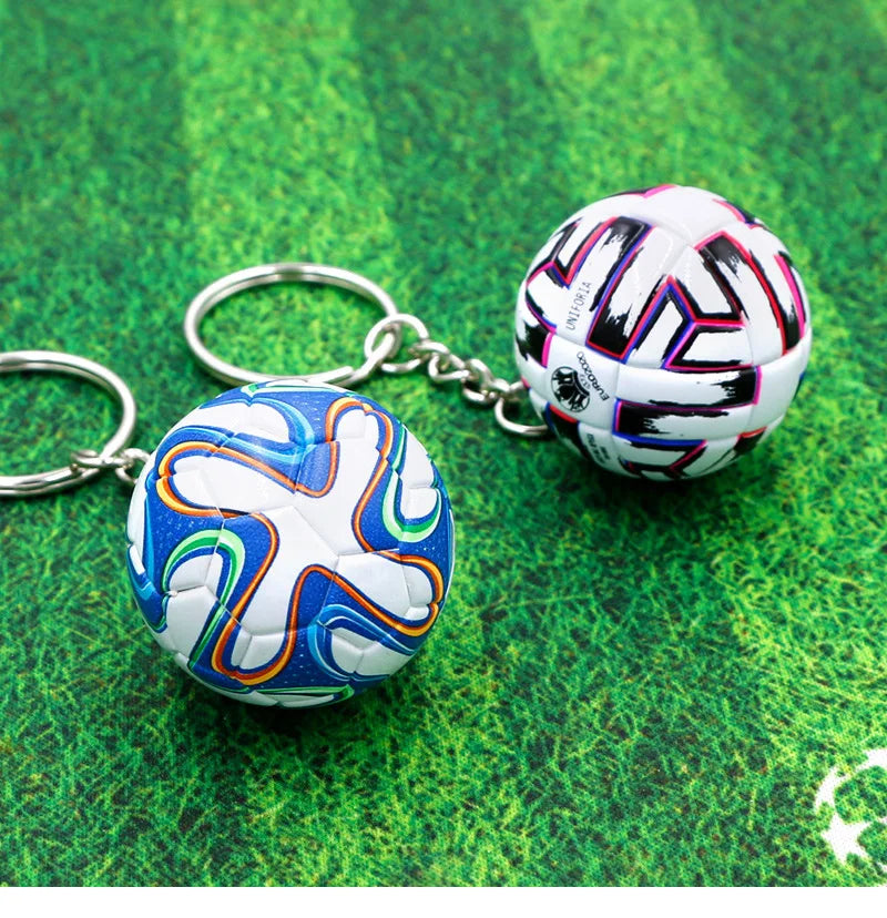 Ciondolo Portachiavi Calcio Souvenir Per Fan Regalo Piccolo Per Attività Scolastiche E Accessori Fai Da Te