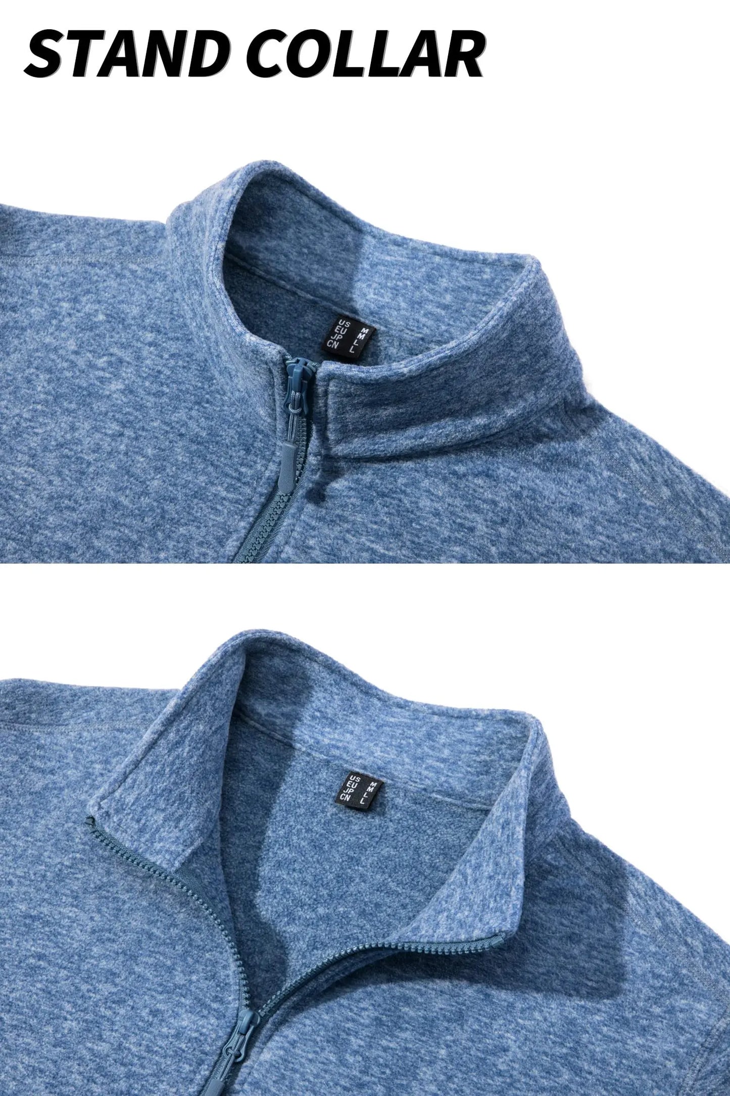 Tacvasen Giacche In Pile Leggere Con Zip Intera Da Uomo Casual Primaverile Con Tasche E Colletto Alla Coreana