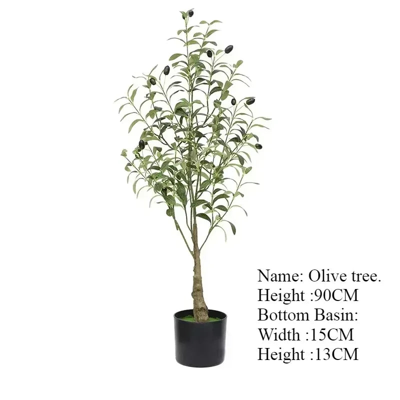 Albero Oliva Artificiale Grande Con Base Regolabile Da 60 Cm A 210 Cm Per Decorazione Ufficio E Casa