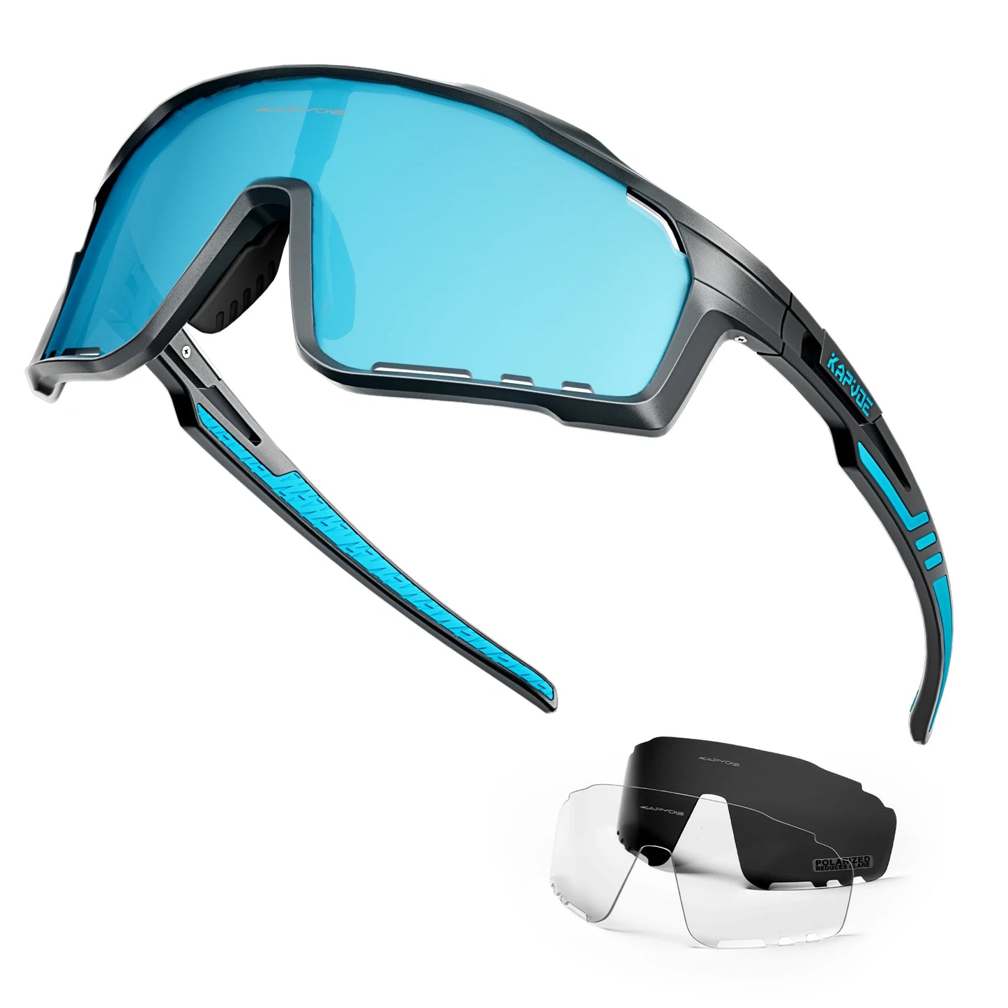 Occhiali Da Ciclismo Polarizzati Kapvoe Da Donna UV400 Occhiali Da Sole Per Bicicletta E Esterno Sport Escursionismo