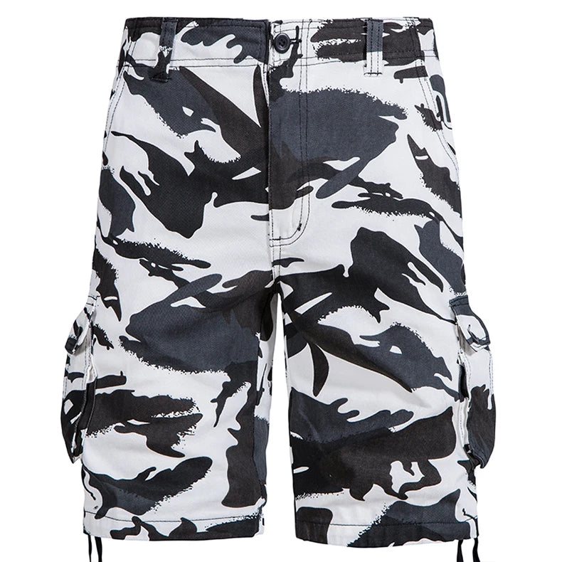 Pantaloncini Mimetici Da Uomo Traspiranti In Cotone Con Tasche Laterali Per Sport All Aperto Pantaloni Corti Estivi
