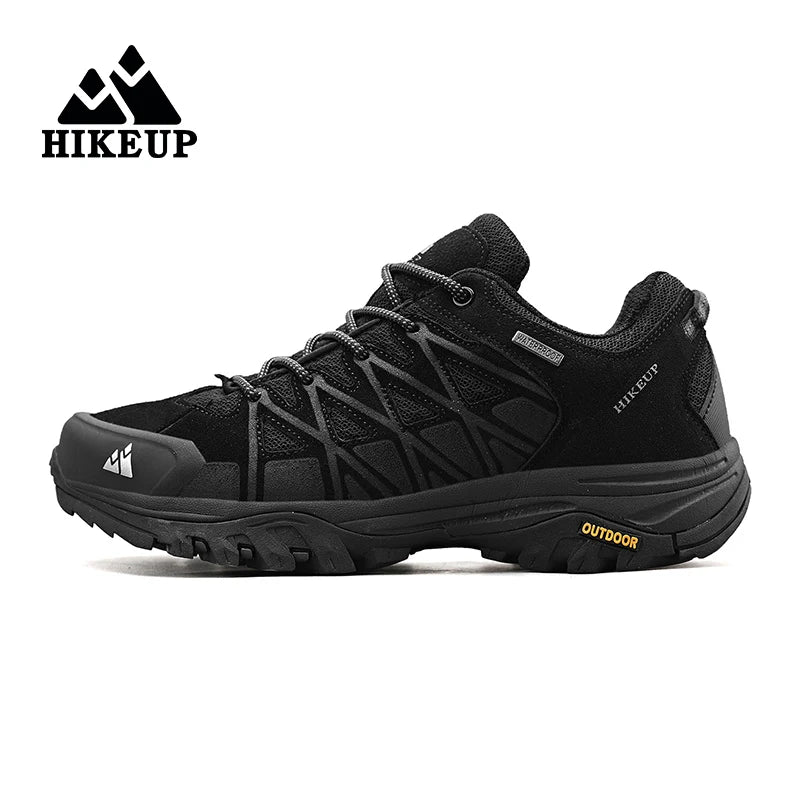 Hikeup Scarpe Trekking Da Uomo Traspiranti Con Lacci Ammortizzate Per Esterno E Arrampicata