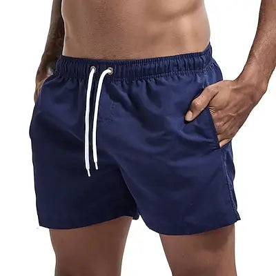 Pantaloncini da Bagno da Uomo da Surf ad Asciugatura Rapida Traspiranti con Coulisse e Tasche per Spiaggia Estiva