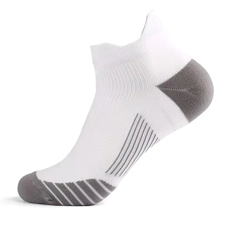 Calzini Sportivi Uomo Caviglia Alta Compressione Con Protezione Per Corsa Cotone Nylon Stile 41