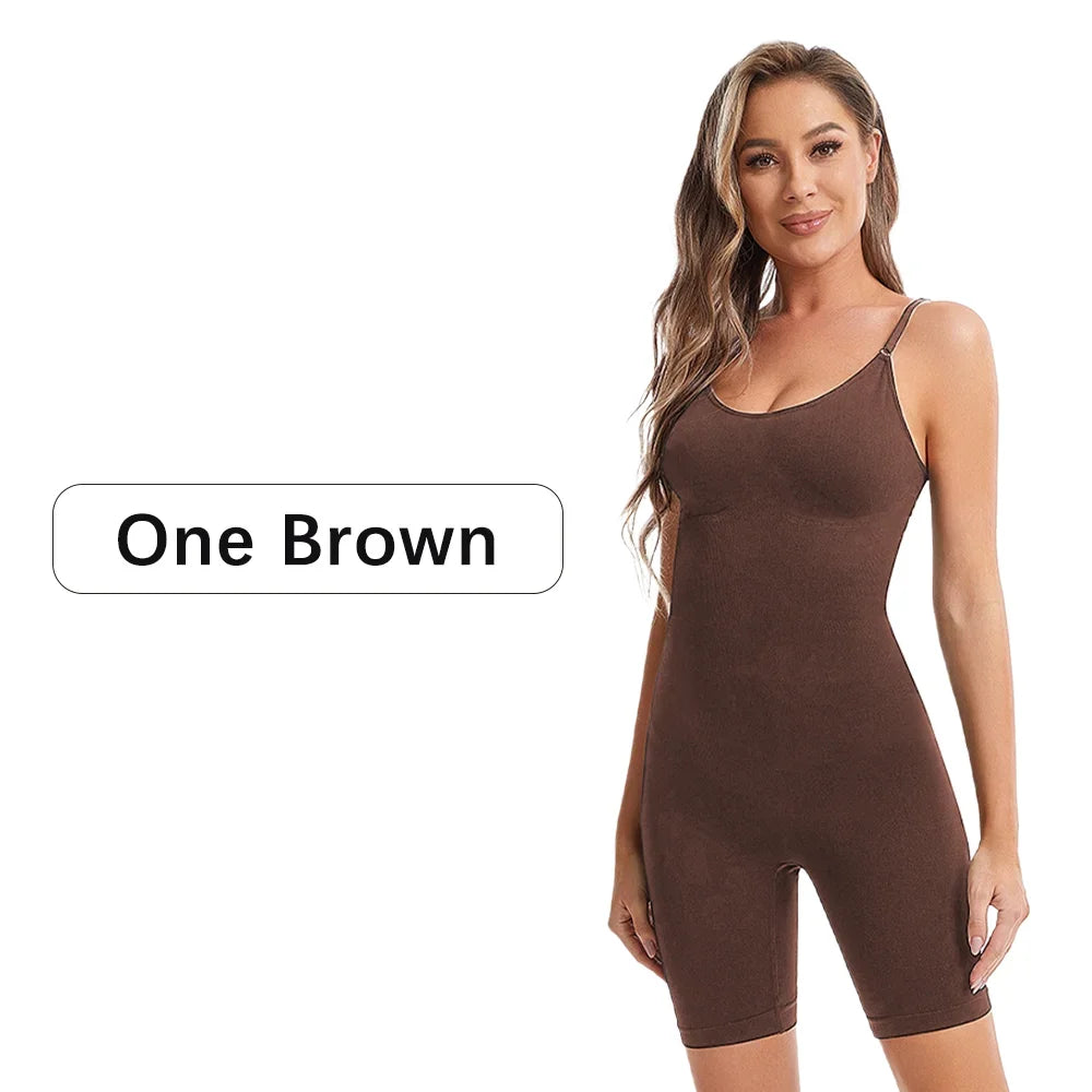 1PC Copertura Completa Shapewear Body Coscia Sottile Body Suit Schiena Bassa Shaper Del Corpo Senza Soluzione di Continuità Shapers Più Sottile Sicuro Biancheria Intima Tuta