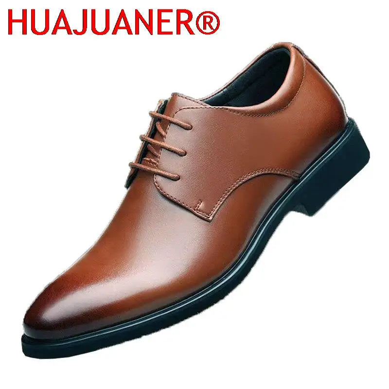 Scarpe Da Uomo In Pelle Traspiranti Nero Con Fondo Morbido Ideali Per Primavera E Autunno Scarpe Casual Da Lavoro