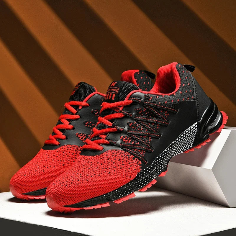 Scarpe Sportive Da Corsa Traspiranti In Mesh Con Suola Spessa Bianco Nero Coreane Per Giovani Passeggio Primavera Estate