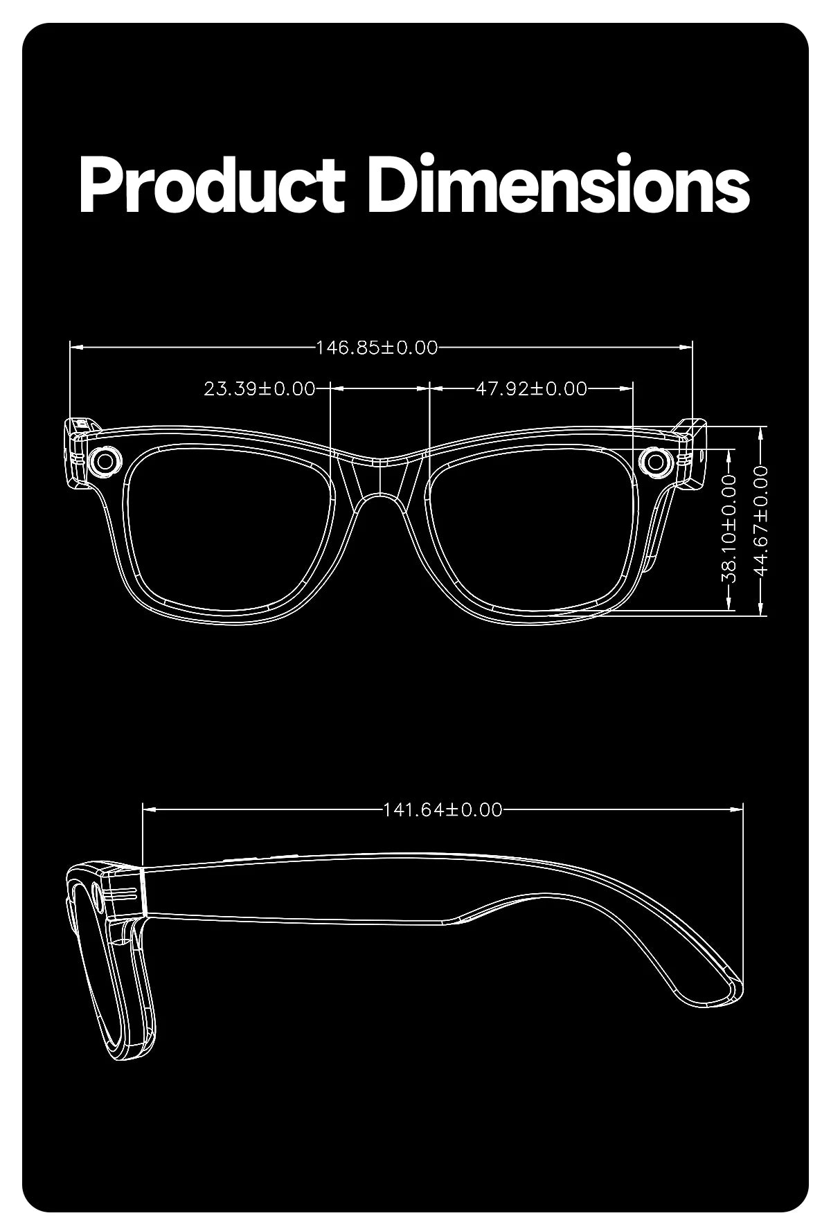 Anteprima Mondiale 2026 Occhiali Intelligenti AI Con Fotocamera 720P Bluetooth Chiamate Traduzione AI Assistente Vocale