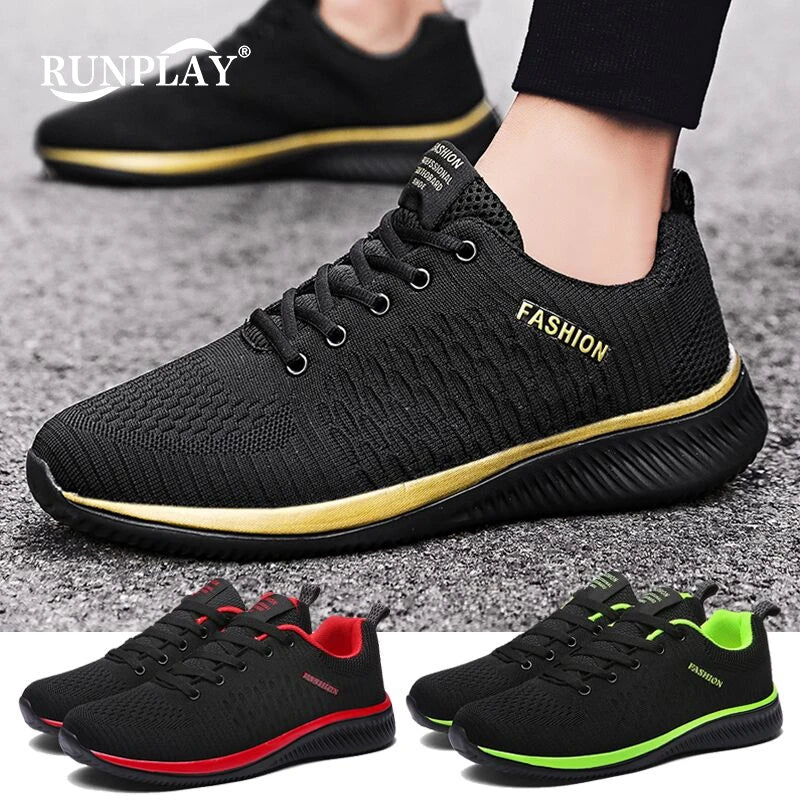 Scarpe Da Corsa Da Uomo Leggere Traspiranti Sneakers Sportive Per Jogging E Passeggio In Mesh Con Lacci Comode