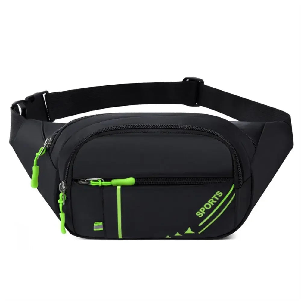 Marsupio Impermeabile Da Esterno In Tela Alta Capacità Stile Coreano Per Sport All Aperto Banana Bag Uomo Donna