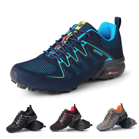Scarpe Da Ciclismo MTB Traspiranti Uomo Scarpe Da Bicicletta Leggere Per Trekking All'Aperto E Equitazione