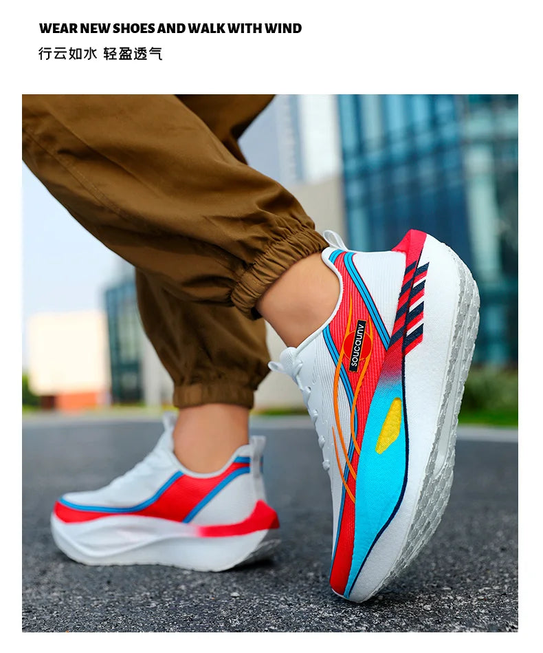 Scarpe Da Corsa Carbon Board Marathon Uomo Donna Traspiranti Leggere Antiscivolo Scarpe Da Ginnastica Atletiche