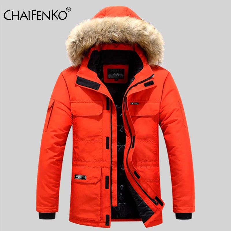 Parka Da Uomo Invernale Caldo Antivento Con Cappuccio Rimovibile Giacca All Aperto Comfort Casual