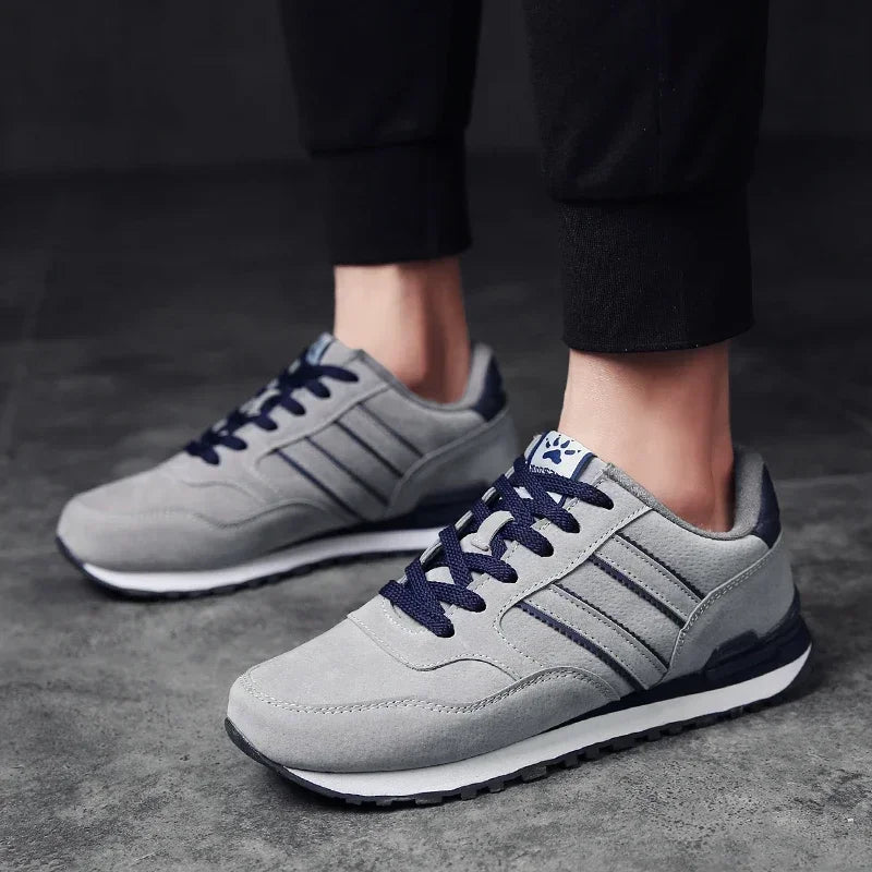 Scarpe Da Ginnastica Da Uomo In Pelle Di Alta Qualità Traspiranti Scarpe Casual Piatte 2022 Nuove