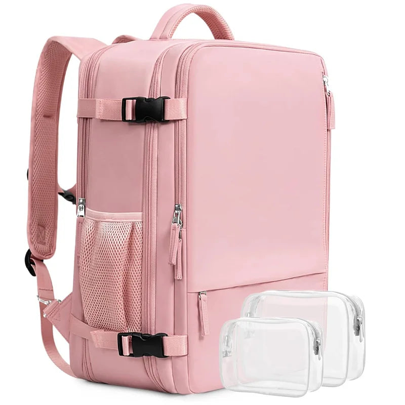 Zaino Da Viaggio Unisex Per Laptop Da 15 Pollici Grande Capacità 36 55 Litri Per Oggetti Personali