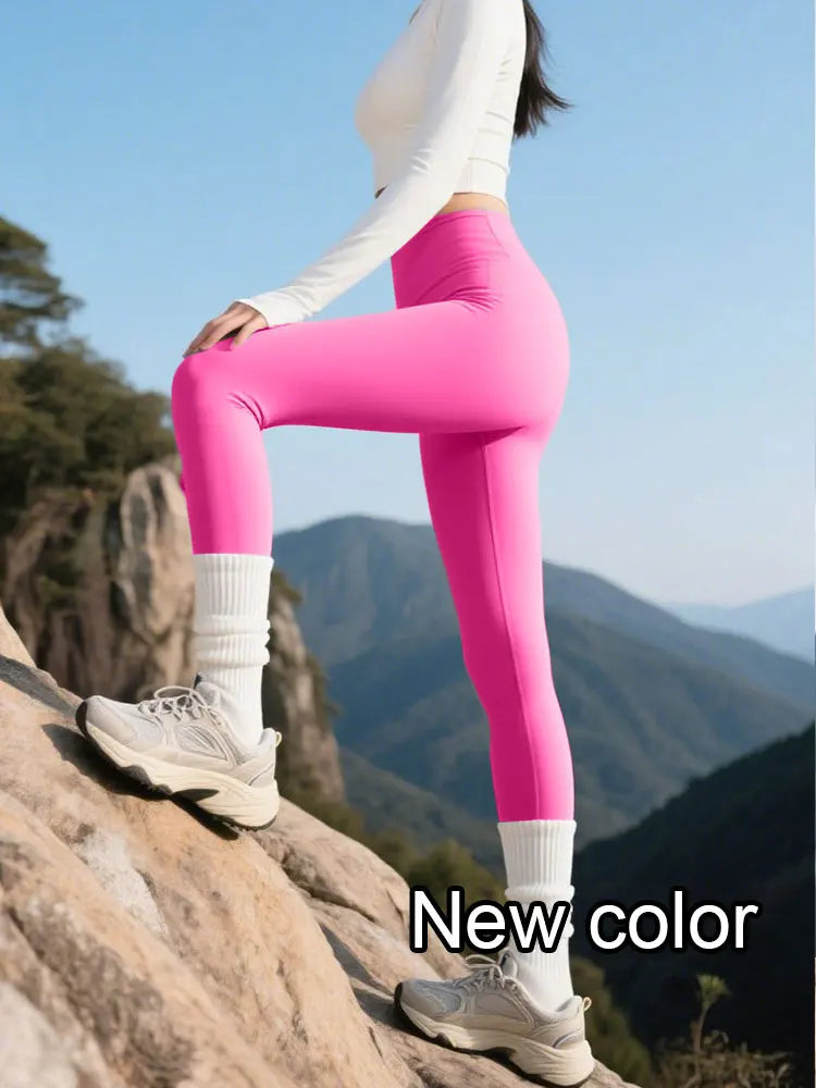 Pantaloni Da Yoga Vita Alta Per Donne Elasticizzati Quattro Direzioni Asciugatura Rapida Per Corsa Ciclismo Palestra