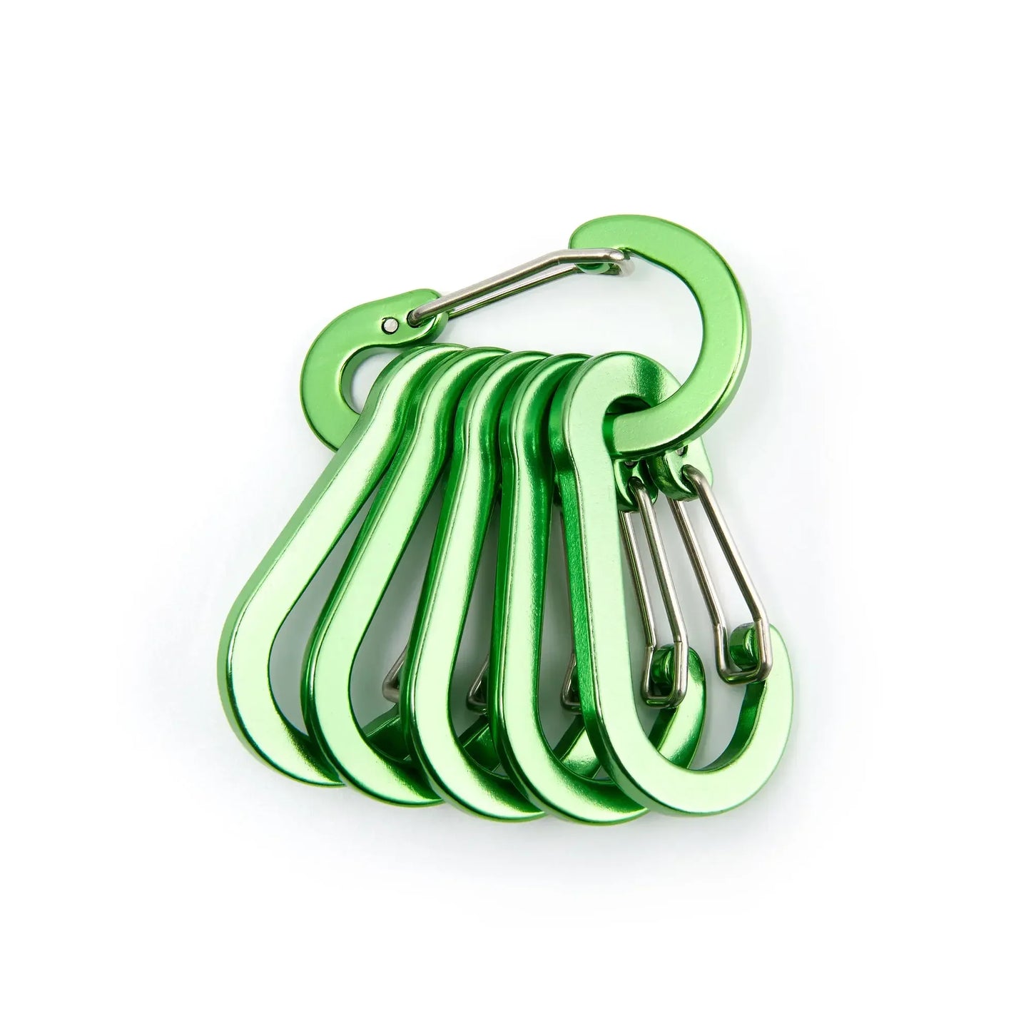 Moschettone Clip Set Sei Dodici Pezzi Turistico Piccoli Ganci Pesca All'aperto Campeggio Ciclismo Portachiavi Fibbie