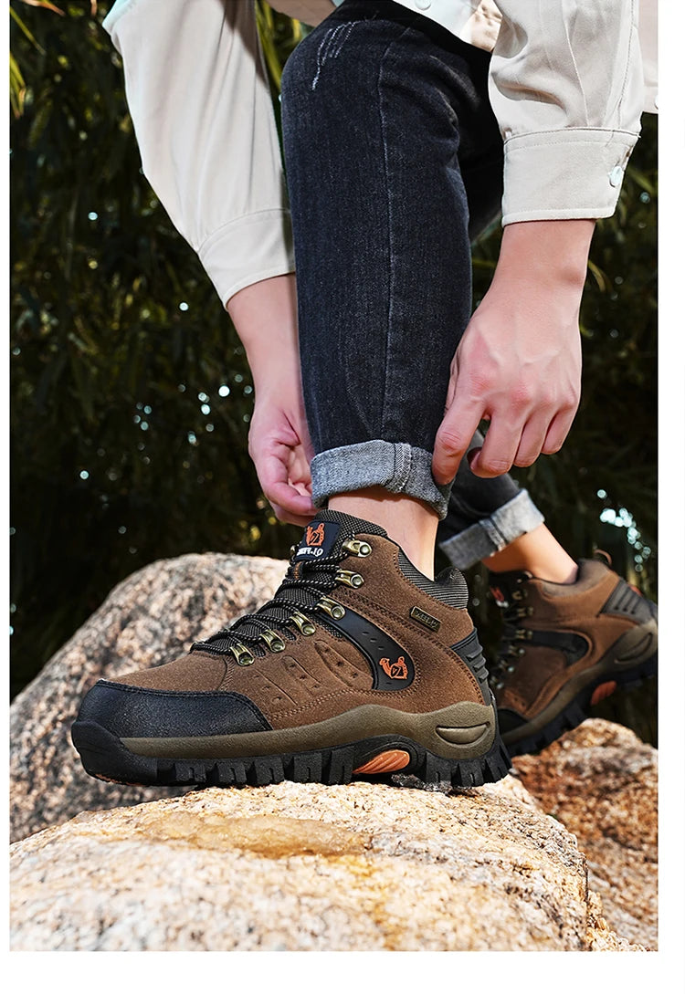 Scarponi Da Trekking Unisex Alla Caviglia Plus Size Outdoor 2025 Montagna Deserto Impermeabili Traspiranti
