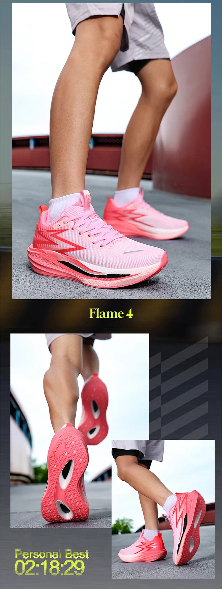Scarpe Da Corsa Marathon Uomo Con Piastra In Carbonio Leggere E Traspiranti Sneakers Atletiche Per Donna Comode