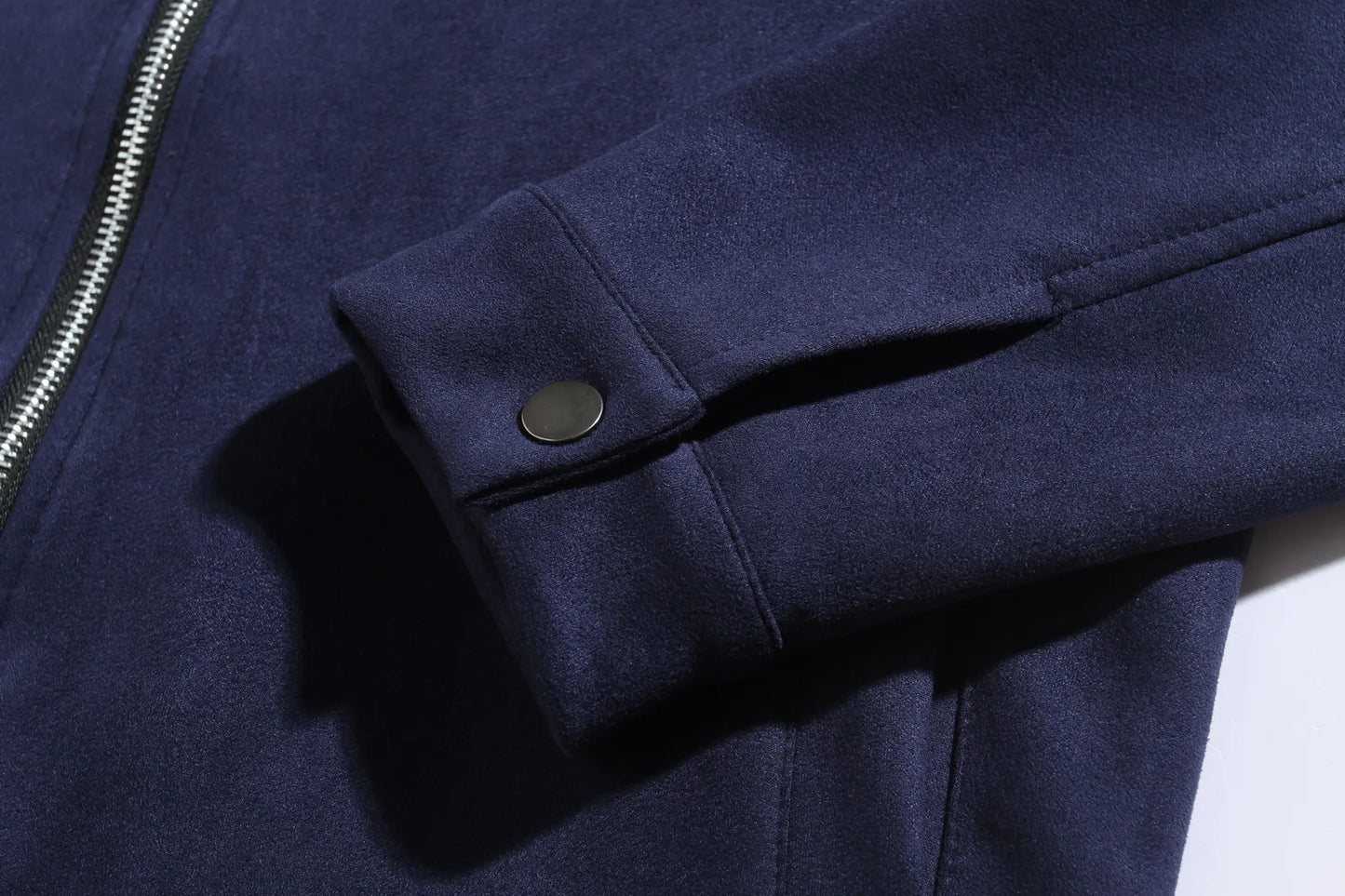 Giacca Uomo Slim Fit Colletto Coreano Autunno Inverno Casual Business Con Cerniera