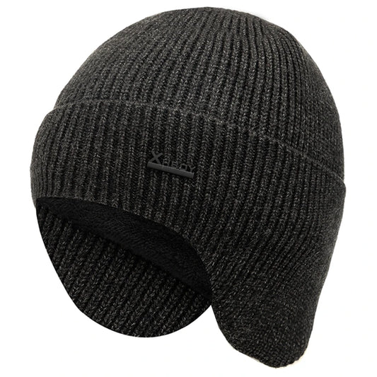 Cappello Invernale Da Uomo Con Paraorecchie Caldo In Pile Berretto Morbido Lavorato A Maglia Sportivo Da Sci All Aperto