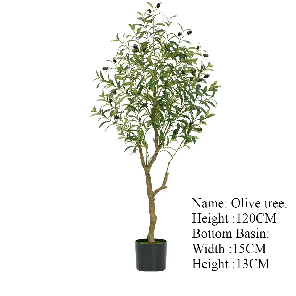 Albero Oliva Artificiale Grande Con Base Regolabile Da 60 Cm A 210 Cm Per Decorazione Ufficio E Casa