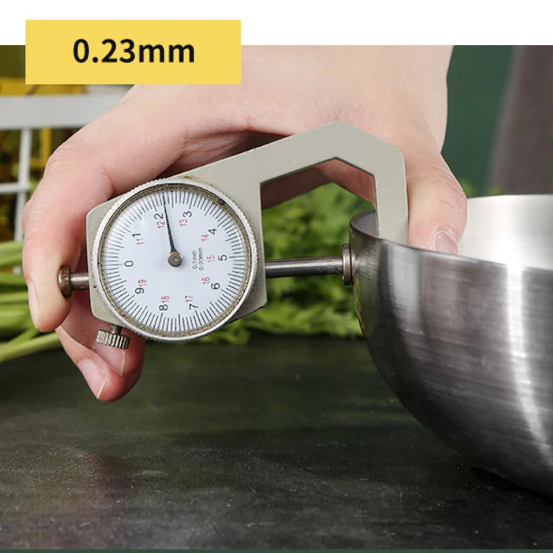 Padella in acciaio inossidabile 304, padella antiaderente Pentola per bistecche fritte Pentole da cucina non rivestite per fornelli a gas e fornelli a induzione