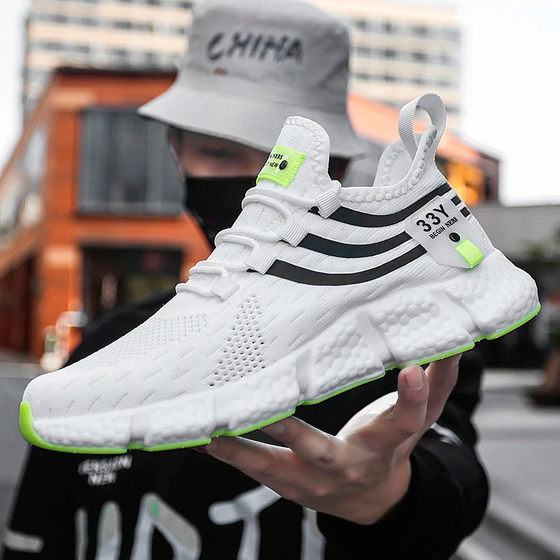 Scarpe Da Ginnastica Uomo Traspiranti Da Corsa Comode Sneakers Sportive Con Plateau In Stile Classico Casual